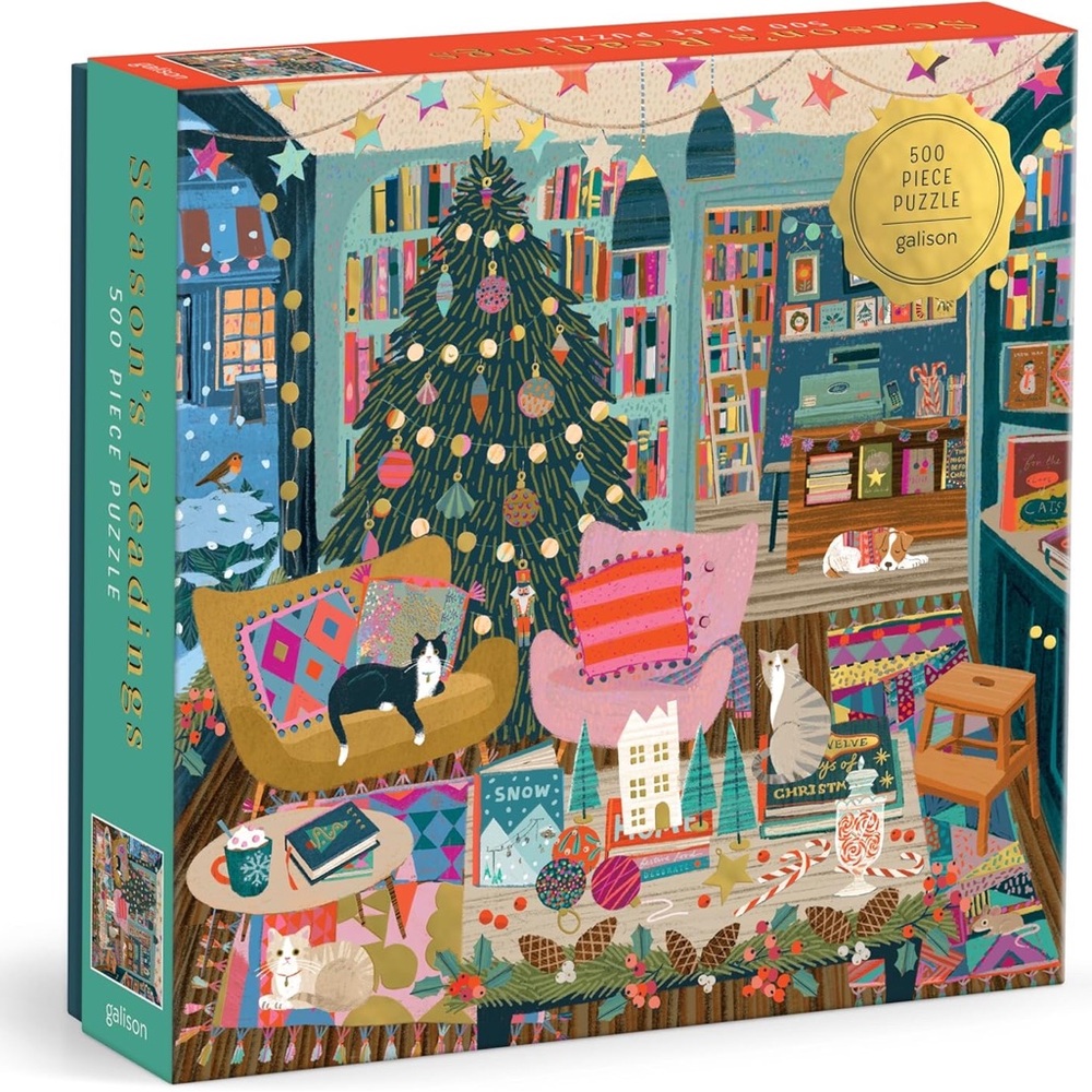 Galison Season's Readings 500 Piece Puzzle